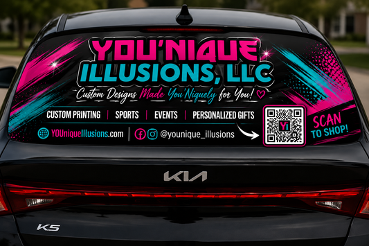 Custom Car Window Decals | Full-Color Vinyl Graphics
