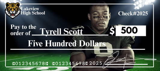 Large Check Printout
