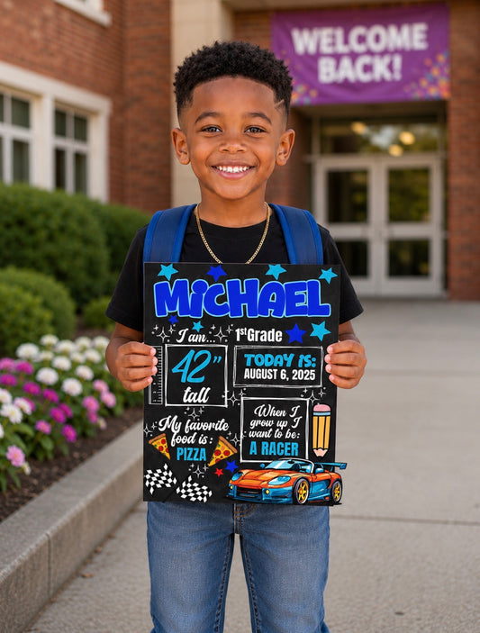 Personalized School Milestone Board | First Day Sign