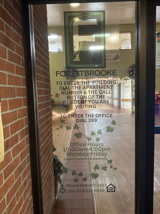 Clear Window Cling 