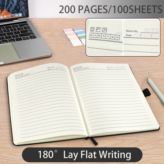 Personalized Strap Notebook with Custom Front Cover