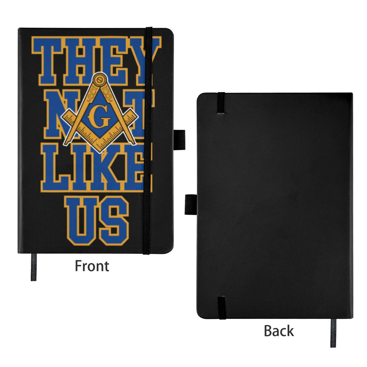 Personalized Strap Notebook with Custom Front Cover