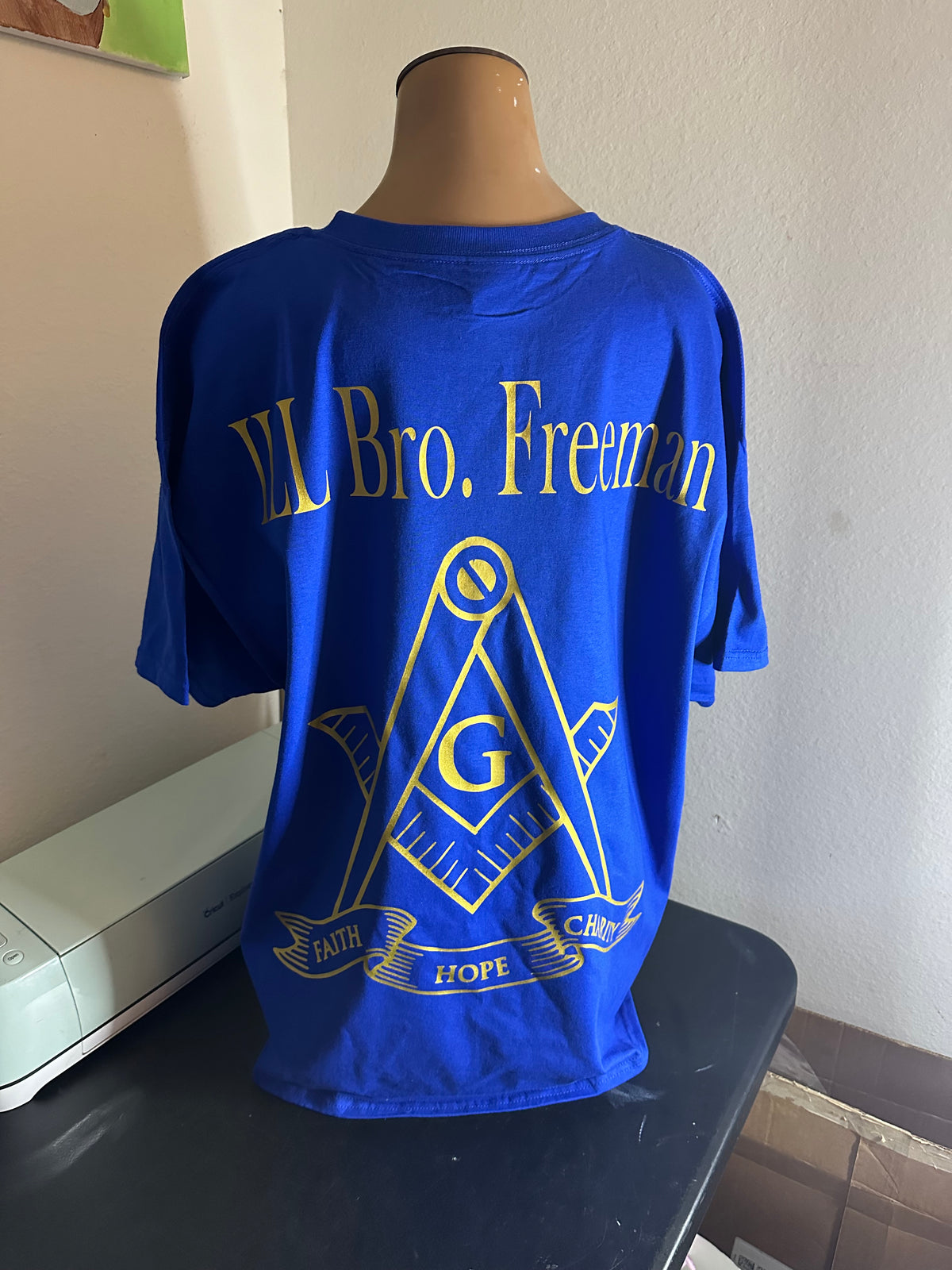 Custom personalized center print shirt with image