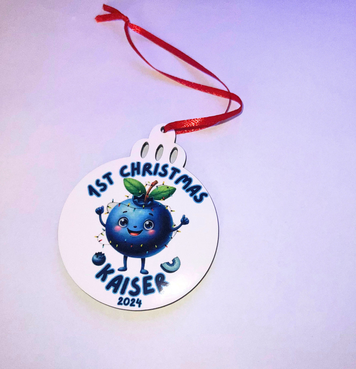 Custom personalized Christmas ornament