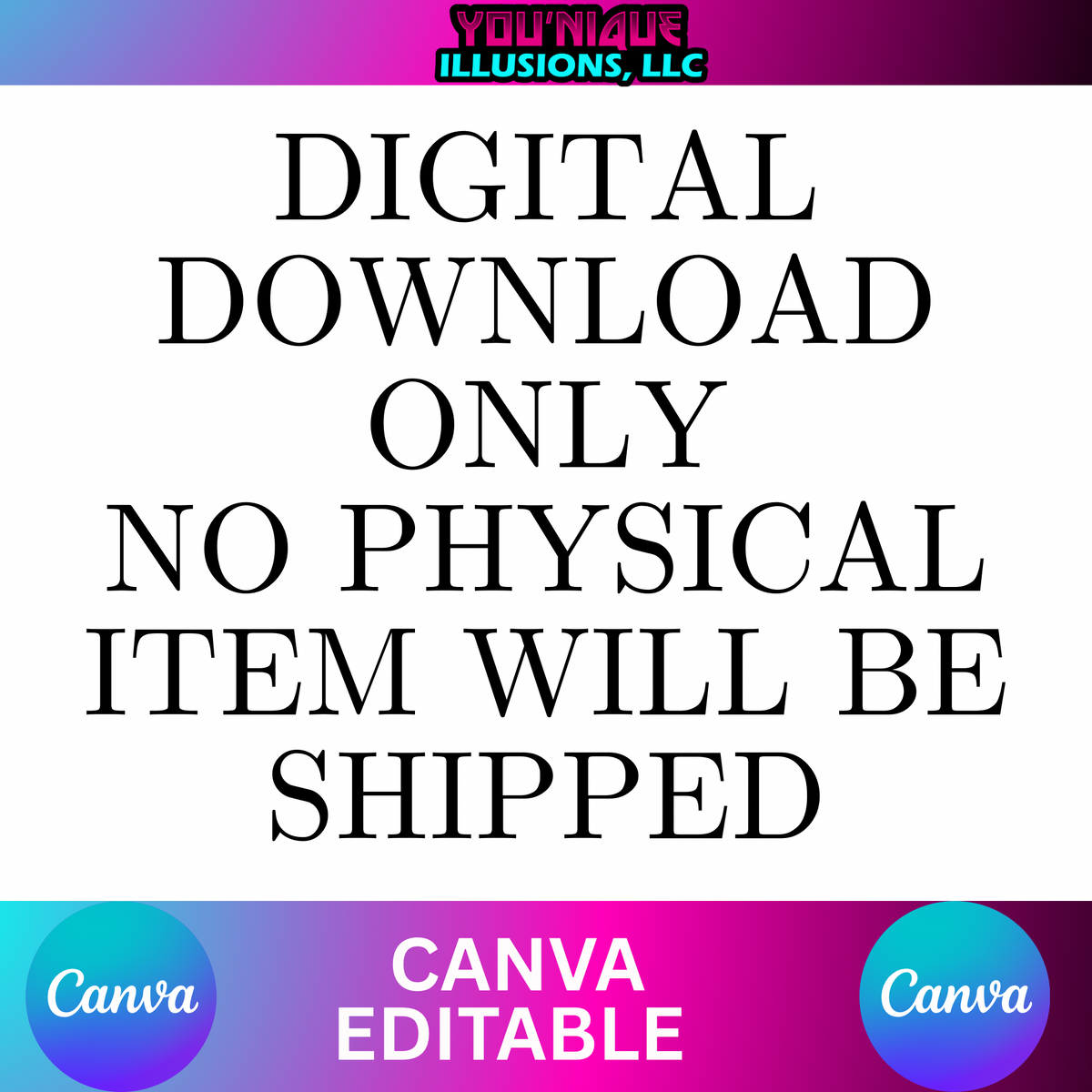 Custom digital invitation for events and celebrations