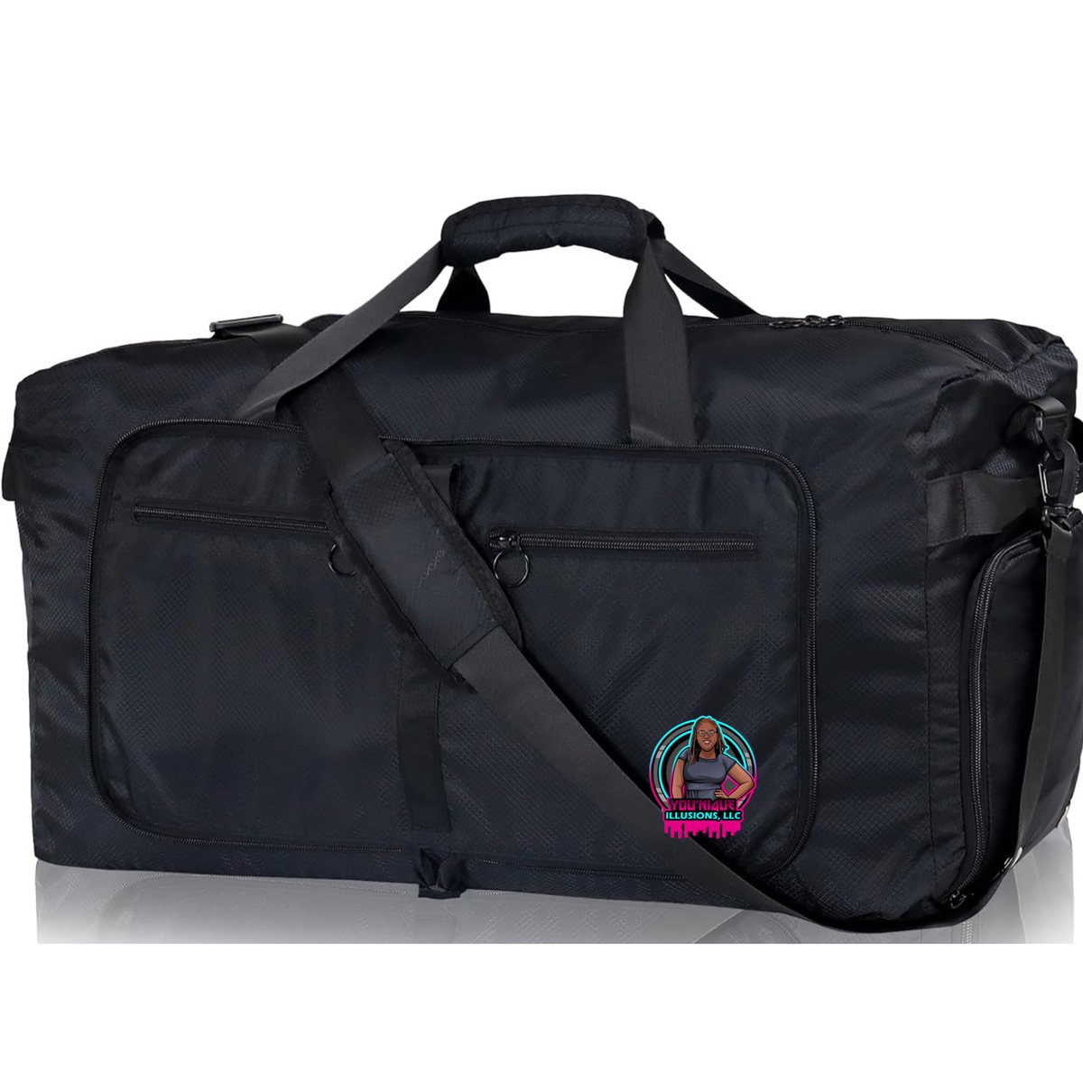 Custom personalized duffle bag