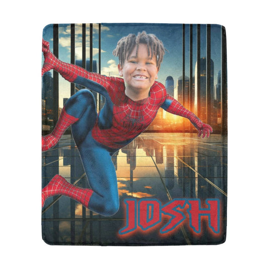 Custom face blanket personalized with photo