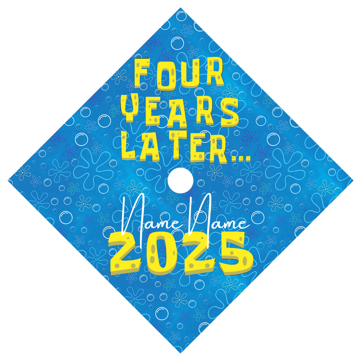 Custom personalized graduation cap topper