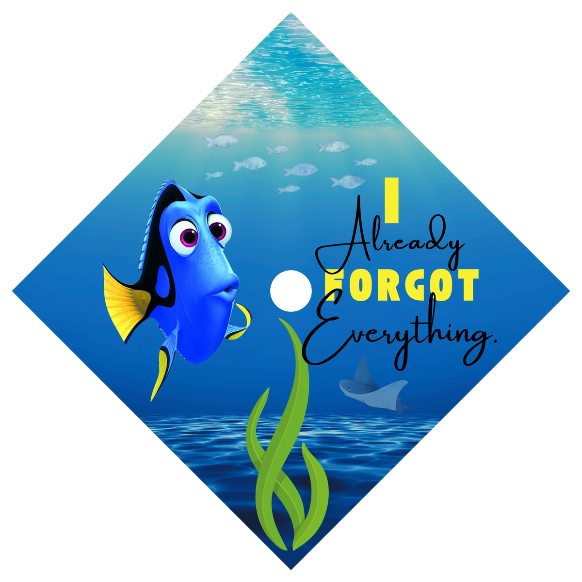 Custom personalized graduation cap topper