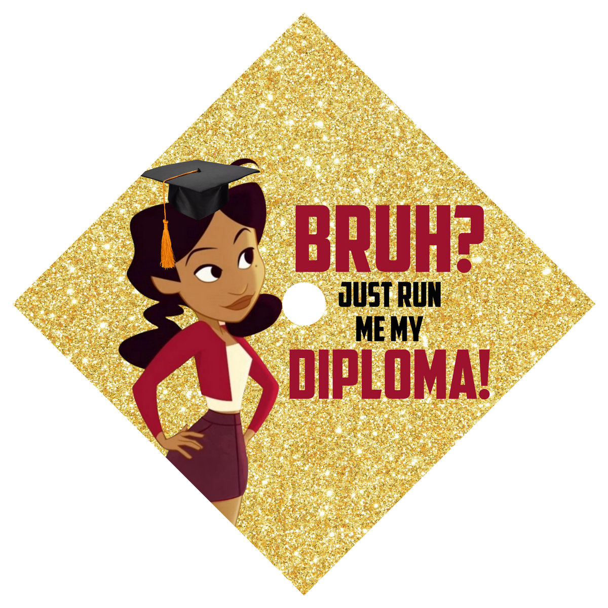 Custom personalized graduation cap topper