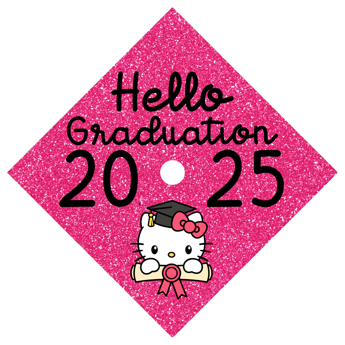 Custom personalized graduation cap topper