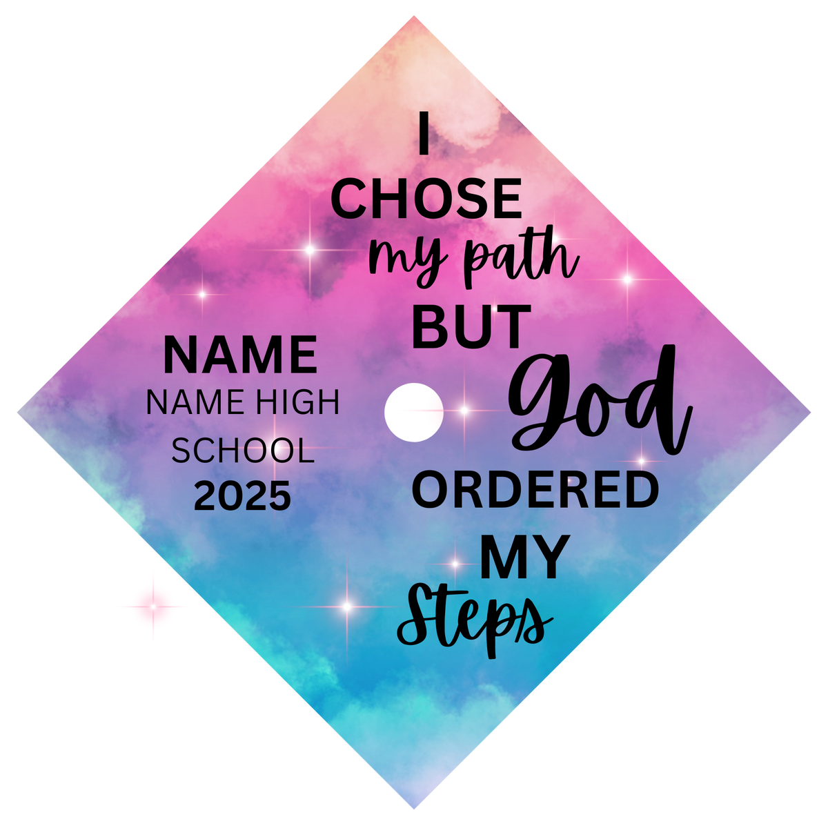 Custom personalized graduation cap topper