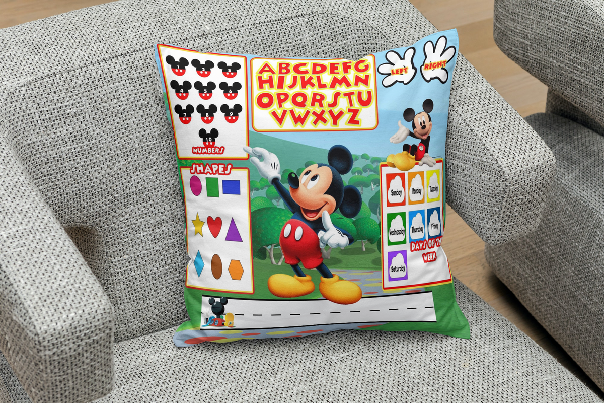 Custom personalized learning pillow for children