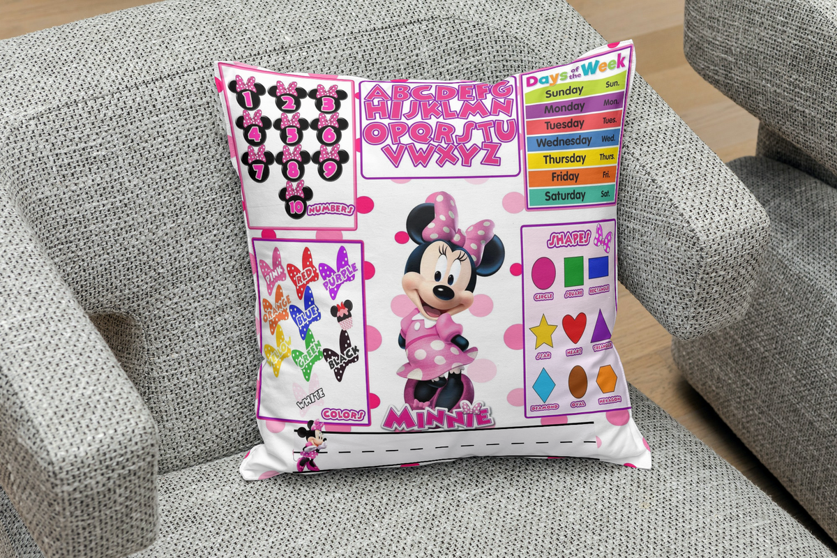 Custom personalized learning pillow for children
