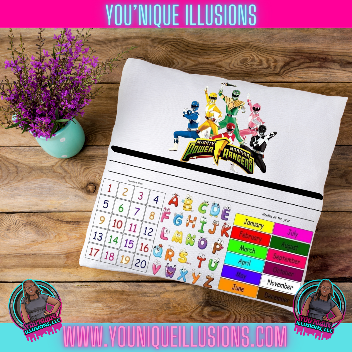 Custom personalized learning pillow for children