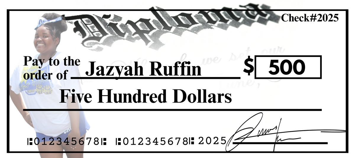Custom life size oversized novelty check for events