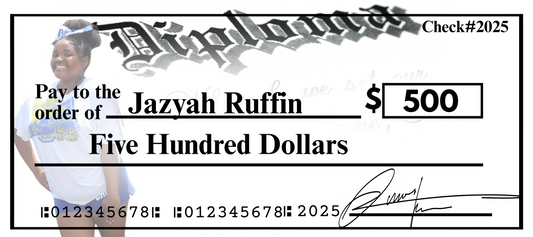 Custom life size oversized novelty check for events