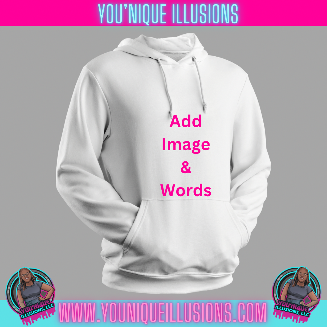 Custom personalized print hoodie for events