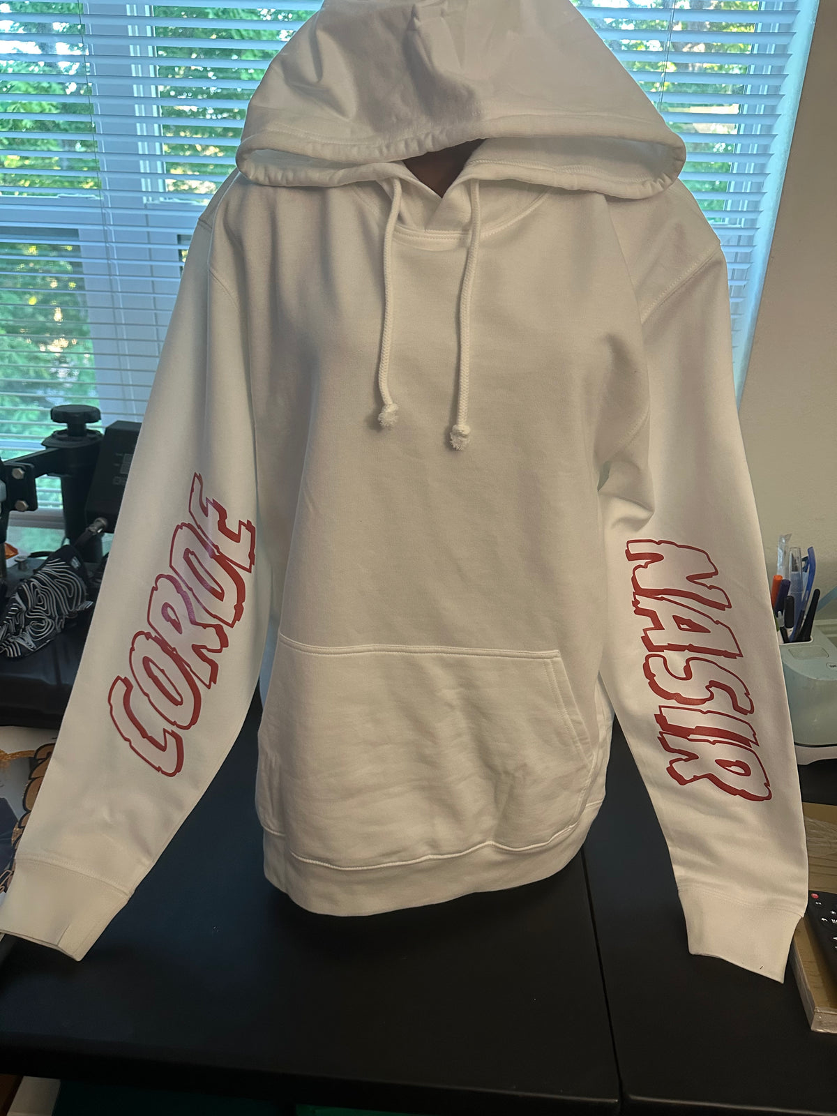 Custom personalized print hoodie for events
