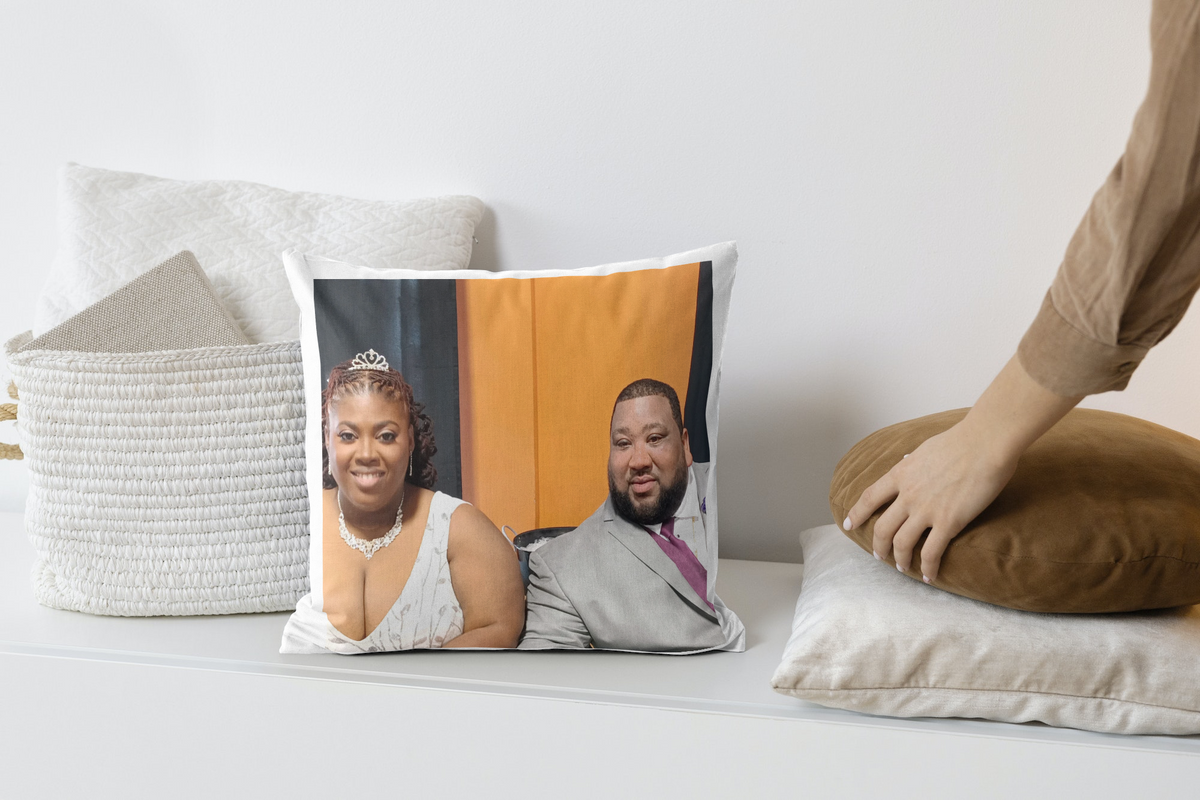 Custom personalized photo pillow