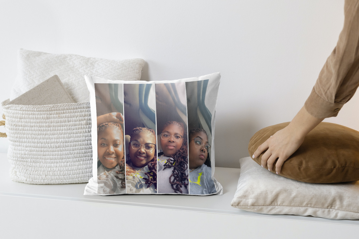 Custom personalized photo pillow