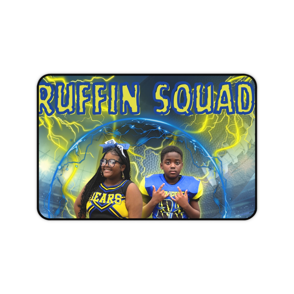 Custom personalized photo neoprene desk mat