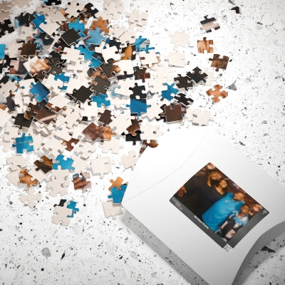 Custom personalized photo puzzle