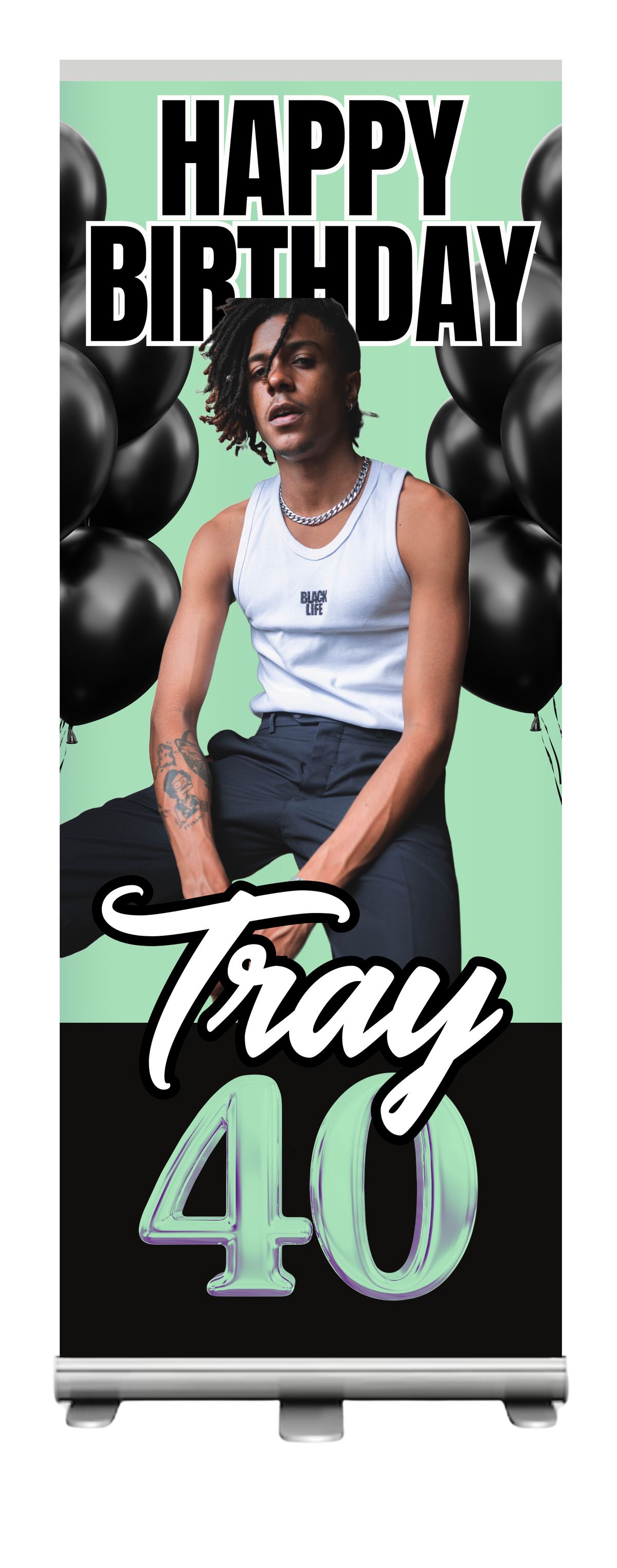 Custom retractable banner for business and events