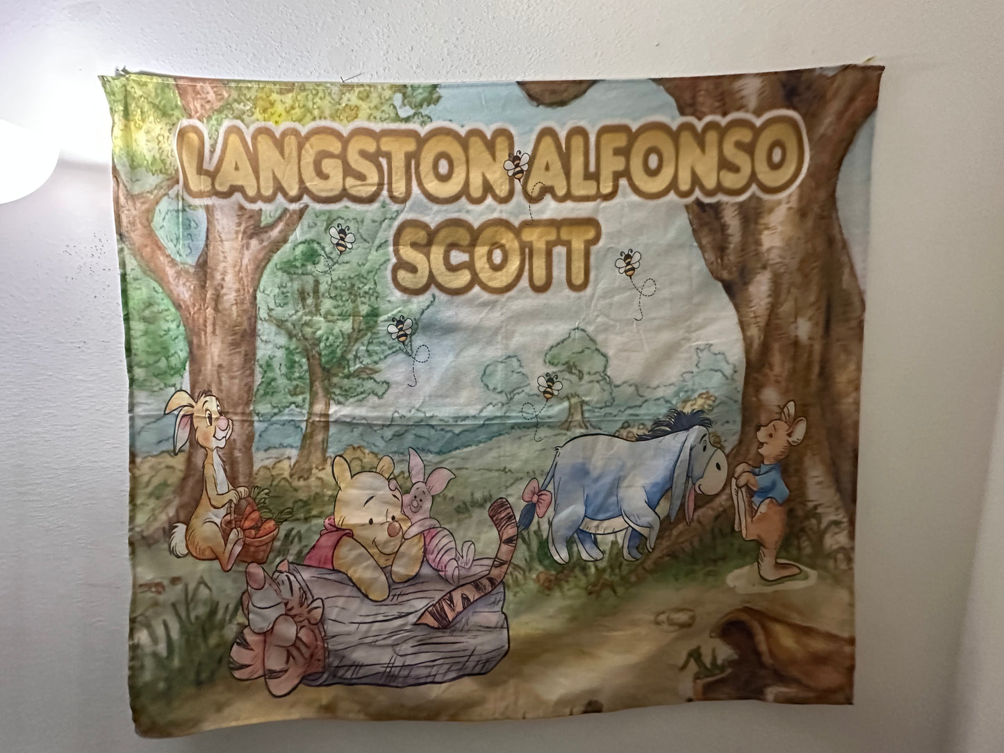 Custom personalized tapestry