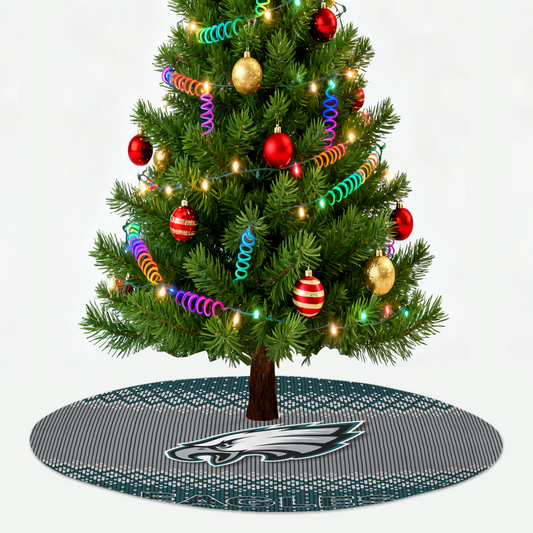 Custom personalized Christmas tree skirt holiday decor