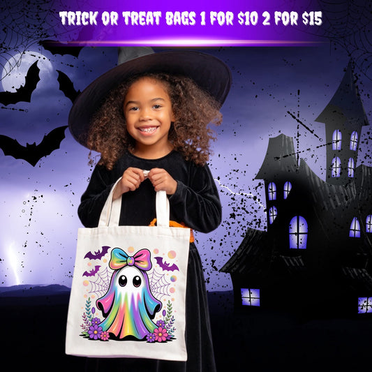 Custom personalized trick or treat bag