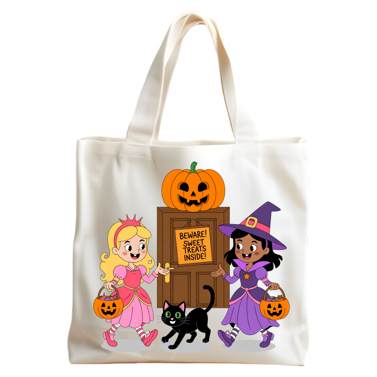Custom personalized trick or treat bag