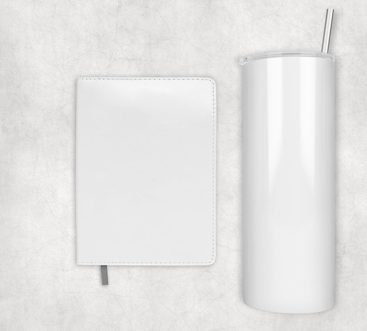 Personalized matching tumbler and journal gift set, additional view