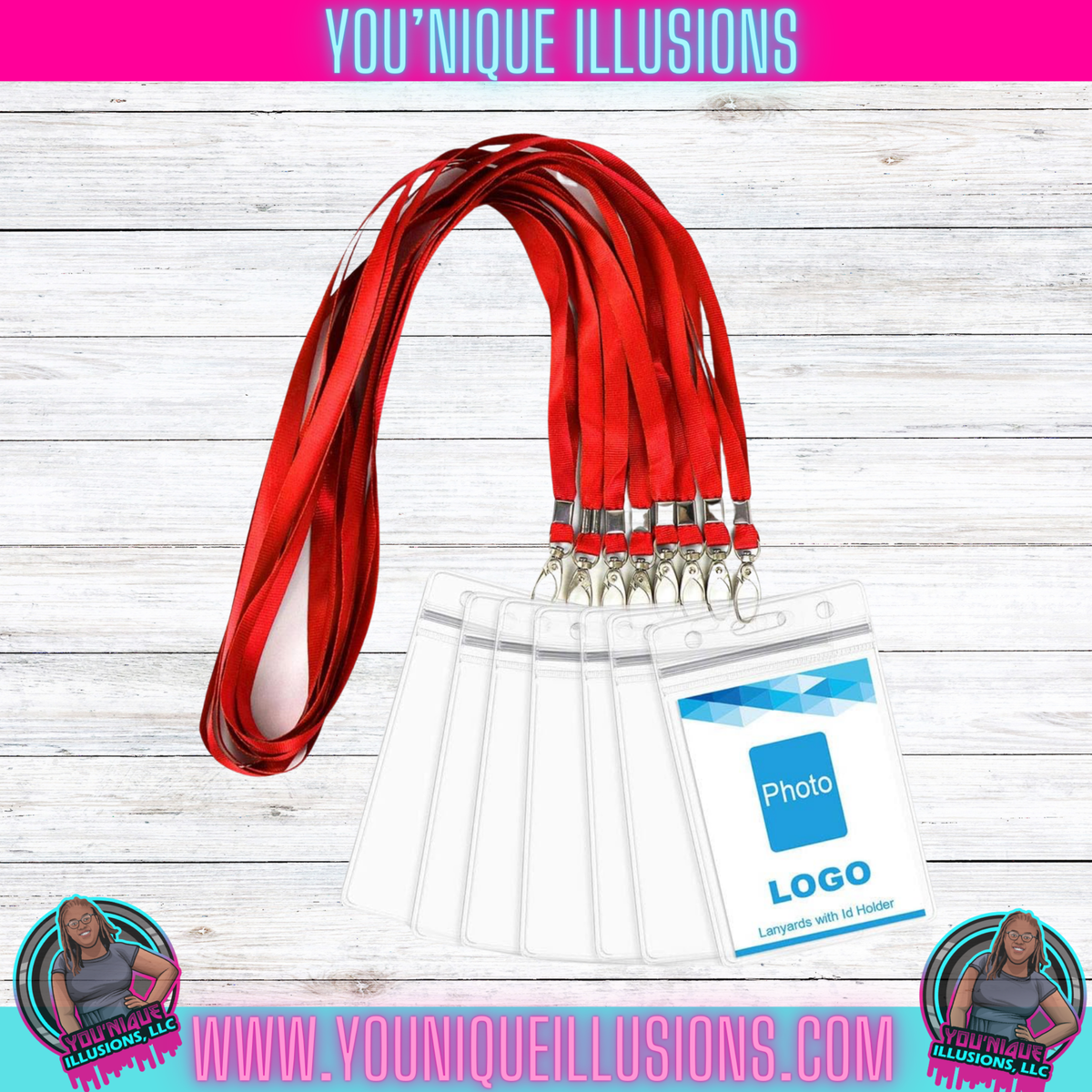 Custom VIP invitation with lanyard for events