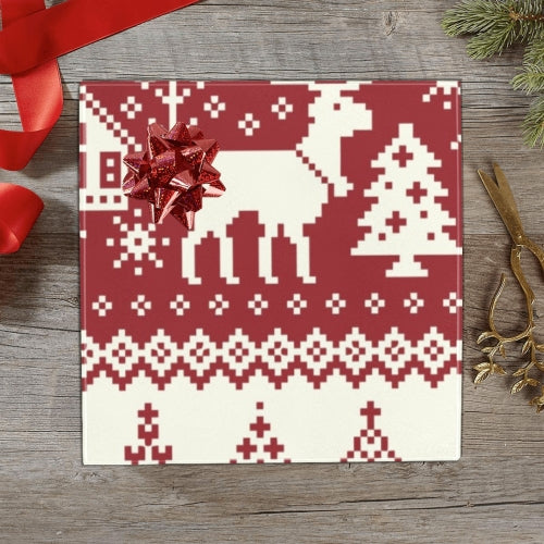 Custom personalized wrapping paper for holidays and parties
