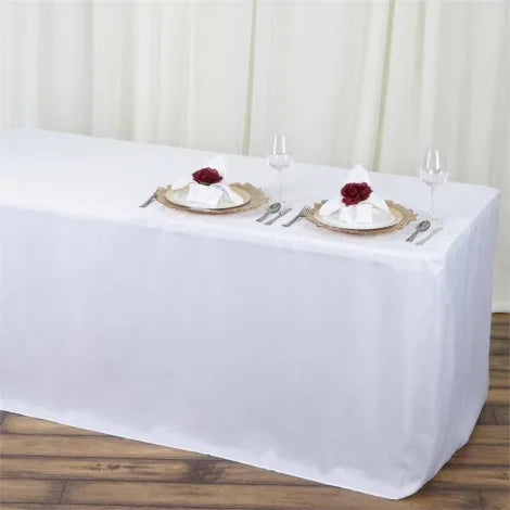 Fitted table cover for vendor events and trade shows