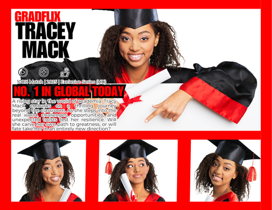 Custom Gradflix graduation photo canvas for senior