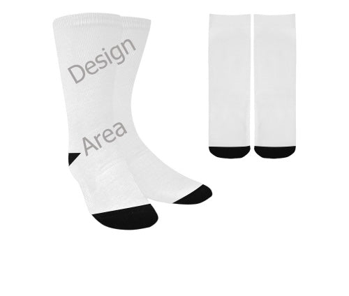 Custom graduation socks personalized for senior