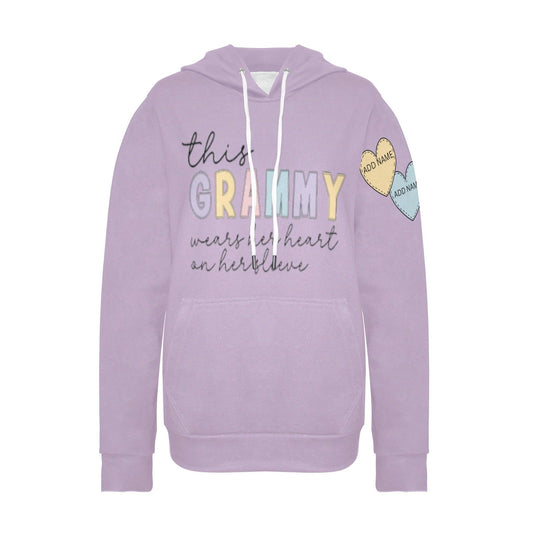 This Grammy wears her heart on her sleeve personalized hoodie