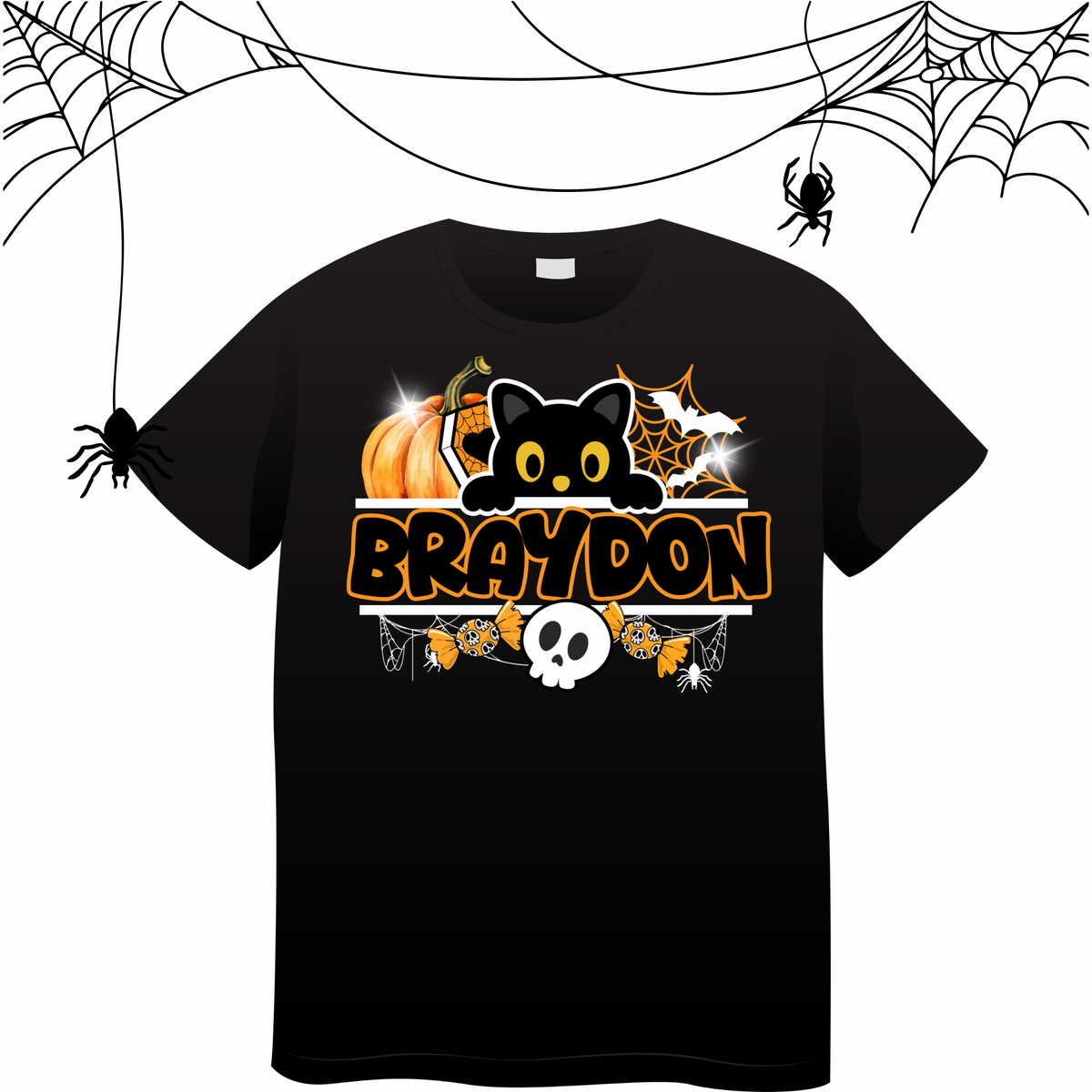 Custom personalized Halloween name shirt