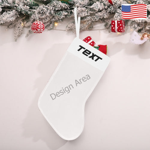 Personalized Christmas stocking with custom name or text
