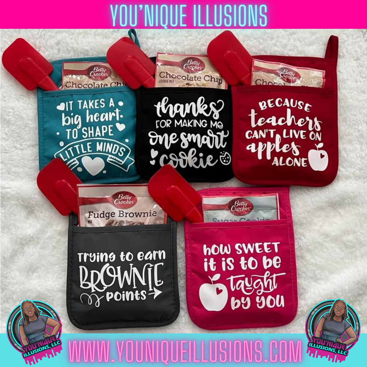 Teacher pot holder gift set