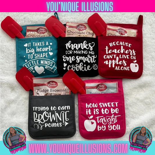 Teacher pot holder gift set