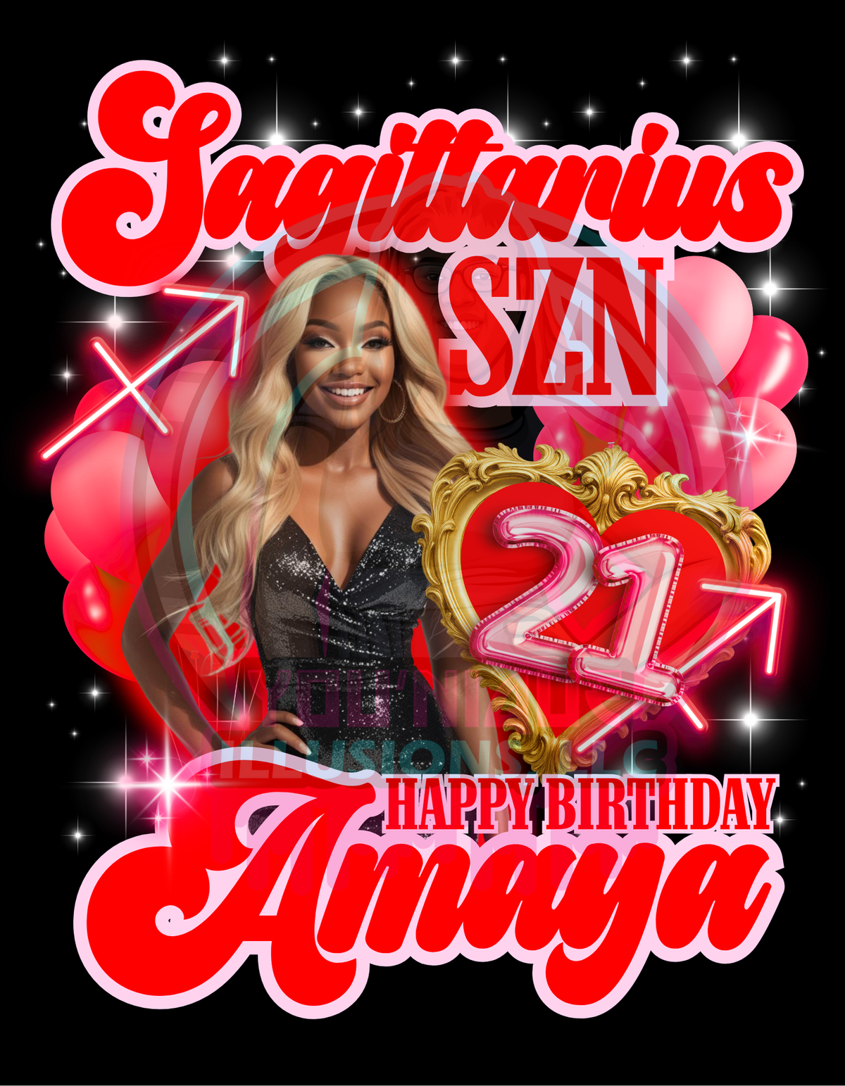 Custom zodiac birthday shirt