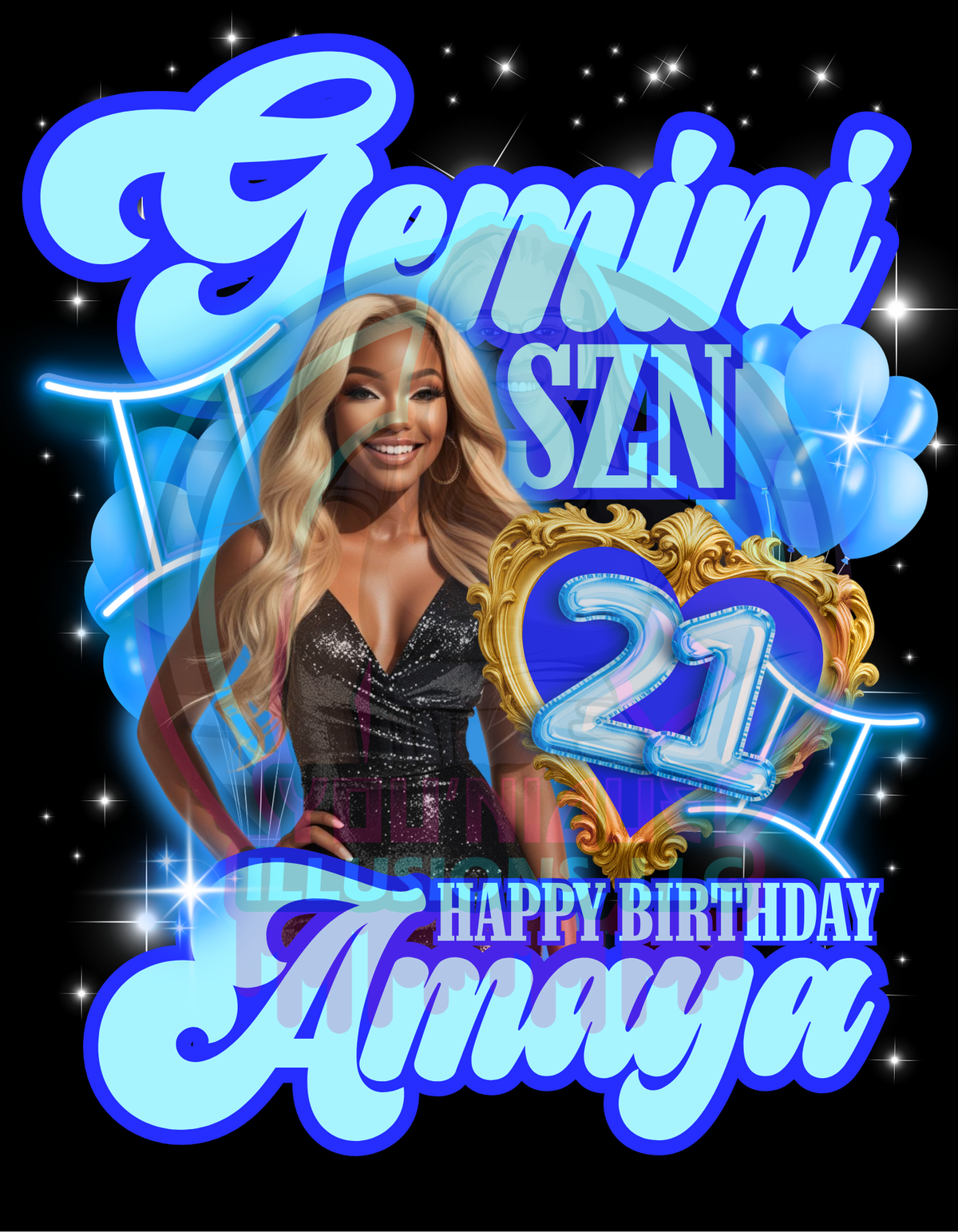 Custom zodiac birthday shirt