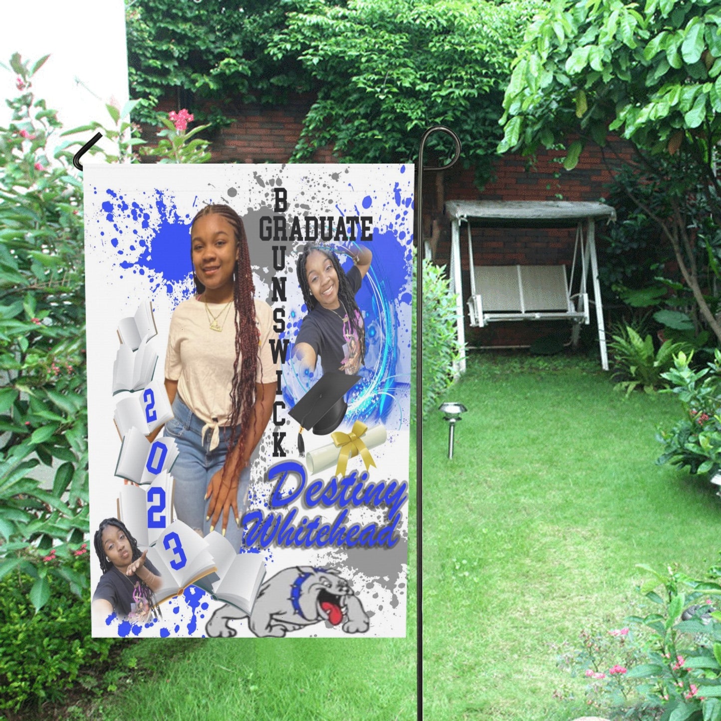 Graduation Garden Flag Garden (Without Flagpole)