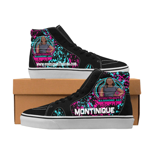Custom Women's High-Top Shoes | Personalized Skate Sneakers