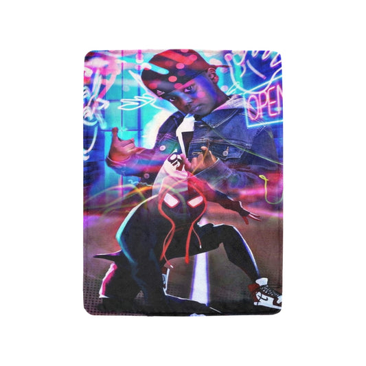 Custom all over print fleece blanket