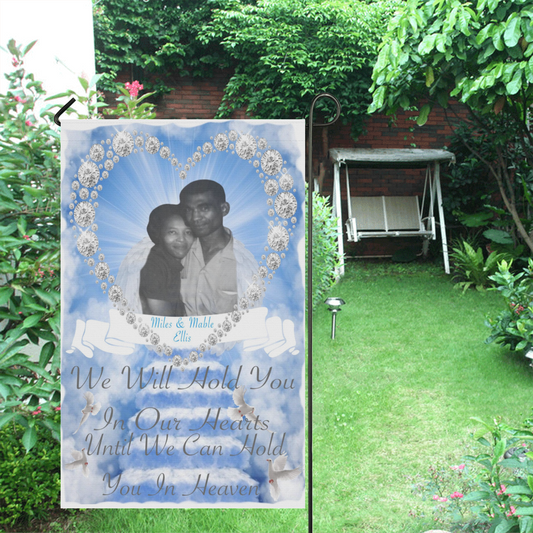 Custom garden flag design
