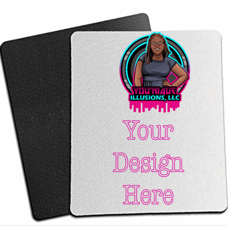 Custom personalized mousepad with photo or graphic design
